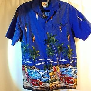 Hawaiian Casual Button Down